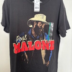 Post Malone Black and Selena Gomez Graphic Tee 2 pc